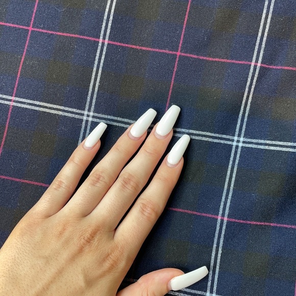 Halogen Navy Checkered Ruffled Top - Picture 6 of 6